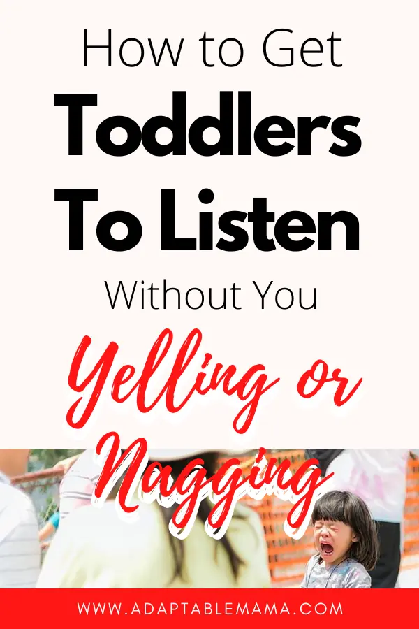toddler not listening